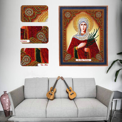 

Toponeto Special Shaped Diamond Painting DIY 5D Partial Drill Cross Stitch Kits Crystal R