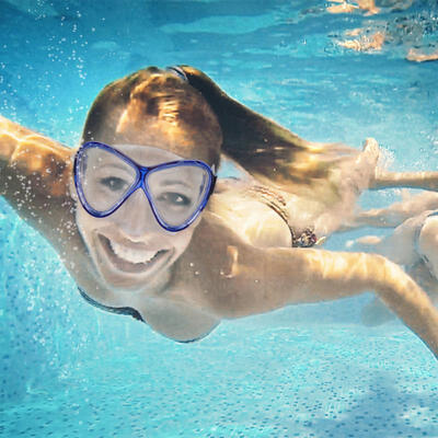 

Greensen Large Frame Silica Gel Waterproof Swimming Mask Adult Swimming Training Snorkeling Goggles with