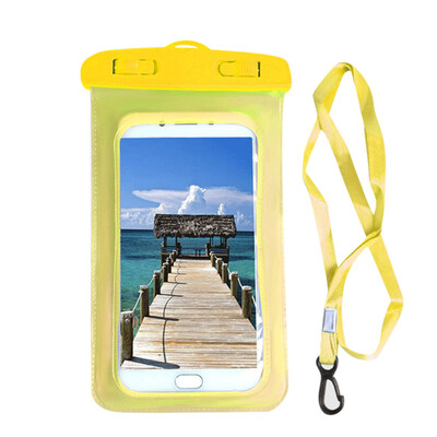 

Siaonvr Waterproof Pouch Swimming Beach Dry Bag Case Cover Holder For Cell Phone Yellow