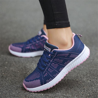 

QIAOJINGREN Woman casual shoes Breathable 2018 Sneakers Women New Arrivals Fashion mesh sneakers shoes women size 35-44