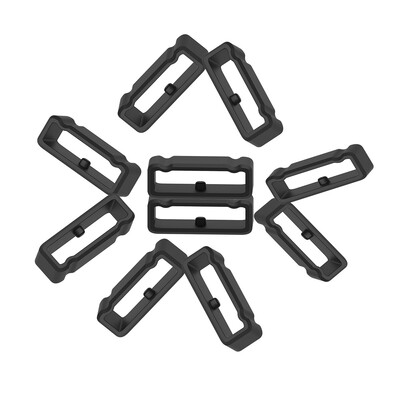 

ECSEM Silicone Band Loop Fastener Compatible with Garmin VivoactiveGarmin Approach S2S4 Bands Keeper Retainer