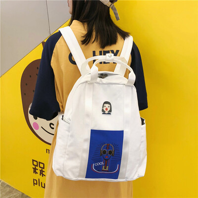 

Japanese schoolbag girl Korean version Senior high school Yusuku ulzzang backpack girl shoulder bag girl student ins lovely style