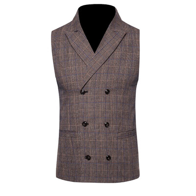 

Toponeto Mens Fashion Business Casual Wedding Waistcoat Tops Vest Jacket Top Coat