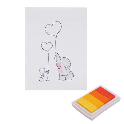 

Cartoon Fingerprints Painting Wedding Birthday Party Guest Signature Books