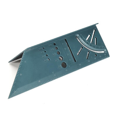 

Multifunctional 3D Mitre Woodworking Ruler Square Layout Miter 45&90 Degree Metric Gauge Hand Measuring Tool