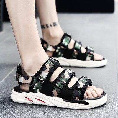 

Summer Slippers Mens Sandals Fashion Sports Student Dual-purpose Leisure Slippers Outdoor Summer
