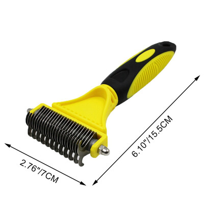 

Hair Removal Comb for Dogs Cat Detangler Fur Trimming Deshedding Brush Grooming Tool Pet Grooming Supplies
