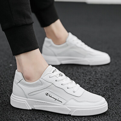 

2019 new summer breathable mens white shoes canvas shoes casual Korean version of the wild net red shoes mens tide shoes