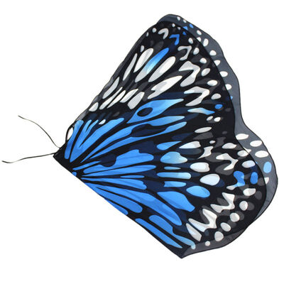 

Shawl Butterfly Cloak Soft Gradient Color Butterfly Wings Design Shoulder Straps Holiday Kids Decor Costume Accessories
