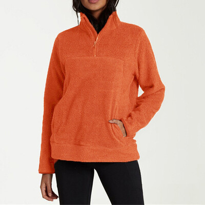 

Tailored Womens Long Sleeve Splcing Color Sweatshirt Pullover Tops Blouse