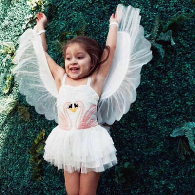 

UK Toddler Kids Baby Girls Princess Party Pageant Wedding Tulle Tutu Wing Dress
