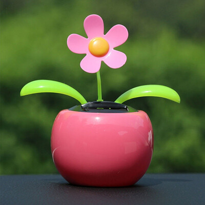 

Lovely Shaped Solar Energy Sunflower Solar Automatic Swing Sunflower Car Ornaments