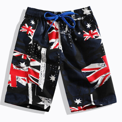 

Tailored Mens Printed Swimming Trousers in Spring&Summer Beach Surfing Shorts