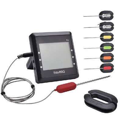 

BT40 Wireless Digital BBQ Thermometer Temperature Setting Function Food Cooking Tool with 6 Probes