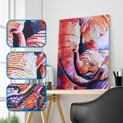 

Gobestart Full Drill Special Shaped Diamond Painting DIY 5D Drill Cross Stitch Kits Crysta