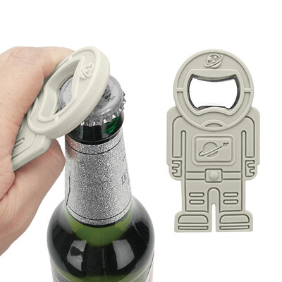 

Toponeto Astronaut Design Bottle Opener Silicone Metal Beer Opener Party Barware