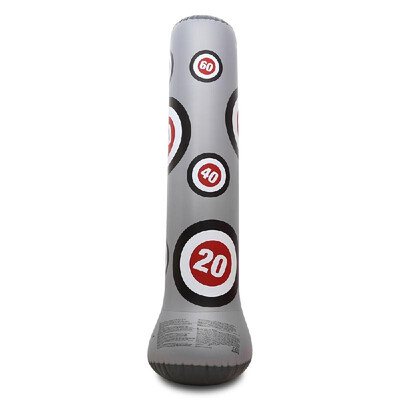 

Fitness Punching Tower Bag 160cm52ft Inflatable Punching Bag Freestanding Kicking Bag De-Stress Boxing Target Bag with Air Pump