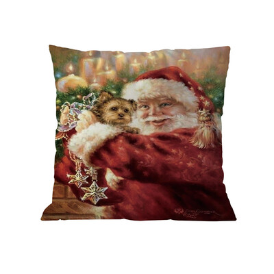 

Tailored Christmas Cotton Soft Pillow Case Sofa Waist Throw Cushion Cover Home Decor