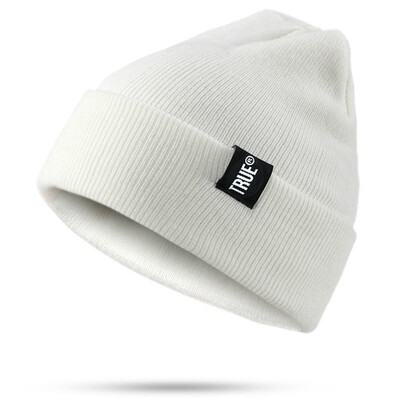 

8 Colors Letter True Casual Beanies For Men Women Unisex Winter Warm Knitted Hats Elasticity Ski Casual Slouchy Beanie Cap