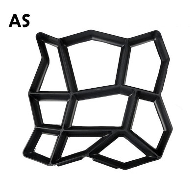

Garden Pavement DIY Plastics Mold Path Maker Molds Paving Cement Brick Molds Stone Road Concrete Roads Manually Paving Tools