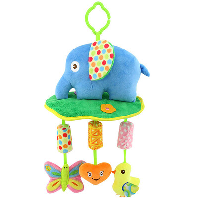 

Tailored Kid Baby Spiral BedStroller Toy Animal Modeling Educational Plush Toy