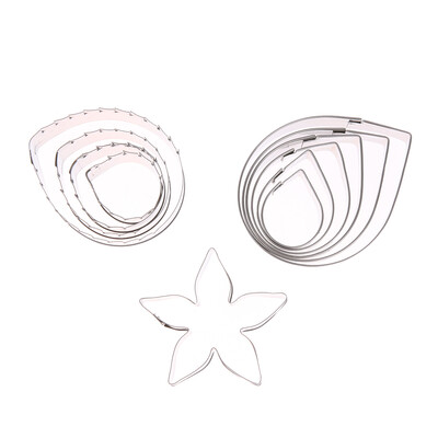 

Stainless Steel Fondant Rose Flower Petal Sepal Leaf Cake Mold Cookie Tool
