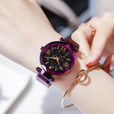 

Luxury Women Watches Magnetic Starry Sky Female Clock Quartz Wristwatch Fashion Ladies Watch Reloj Mujer Relogio Feminino