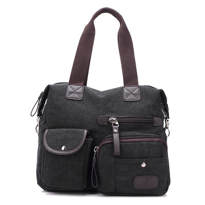 

Tailored Large Capacity Canvas Messenger Bags Single Shoulder Bags Travel Shopping Totes