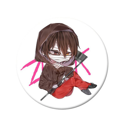 

1pcs Anime Angels of Death Cosplay Badge Cartoon Rachel Gardner Ray Brooch Pins Zack Collection bags Badges for Backpacks
