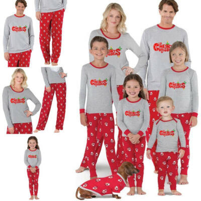 

XMAS PJs Family Matching Adult Women Kids Christmas Nightwear Pyjamas Pajamas AU