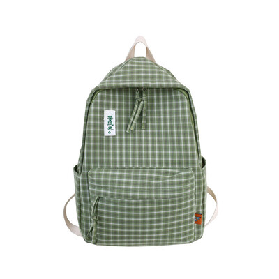 

Ancient feeling girl bag female Korean high school Plaid Harajuku ulzzang college students ins wind backpack