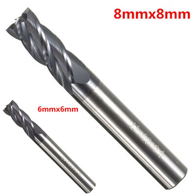 

4-slot Tungsten Carbide Nitride Coated End Milling Cutter Cemented Carbide Parts