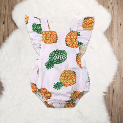 

Infant Kid Baby Girl Romper Ruffle Bodysuit Jumpsuit Sunsuit Outfit Summer 0-24M