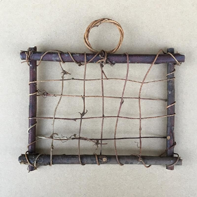 

air plants hanging wooden rattan frame tillandsia wall holder flower decoration pendants floral displayplants are not included