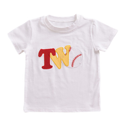 

New Kids Baby Tops Short Sleeve Cotton Letter Printing White Children Clothes Casual Summer Girls Boys Tops 2018 Kid T-Shirts