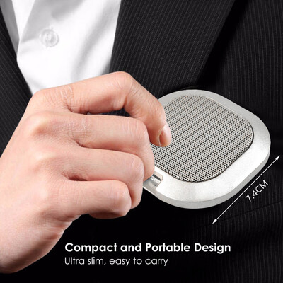 

Mini Portable Microphone 360-degree Omnidirectional Microphone with 15m USB Cable USB Plug&Play for Video Chat Conference Bus