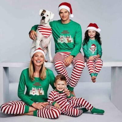 

Family Christmas Pajamas Set Xmas Pjs Matching Pyjamas Adult Kids Xmas Sleepwear