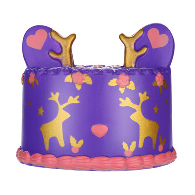 

〖Follure〗Squishies Deer Cake Super Slow Rising Fruits Scented Squeeze Stress Relief Toys