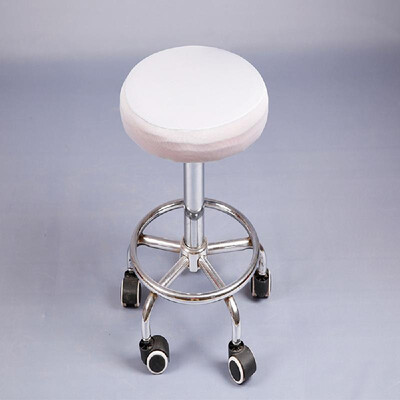 

Round Bar Stool Cover Stretch Removable Elastic Chair Pad Protector for Home Office