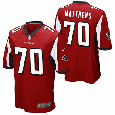 

Nike NFL Atlanta Falcons Mens 2 Matt Ryan 11 Julio Jones 18 Calvin Ridley 21 Deion Sanders 22 Keanu Neal Red Game Jersey