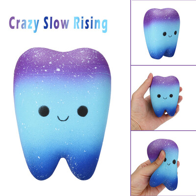 

Siaonvr Starry Cute Chocolate Toast Slow Rising Cream Scented Stress Reliever Toy