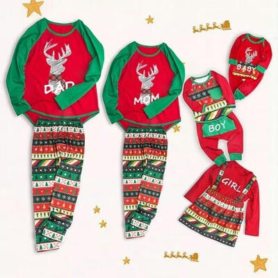 

Family Kids Adult Matching Christmas Pajamas Pj&39s Set Outfit Sleepwear Nightwear