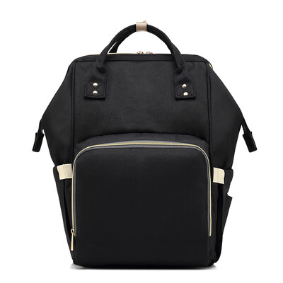

Multi-function large capacity anti-splashing solid color Mummy bag pregnant women portable fashion backpack