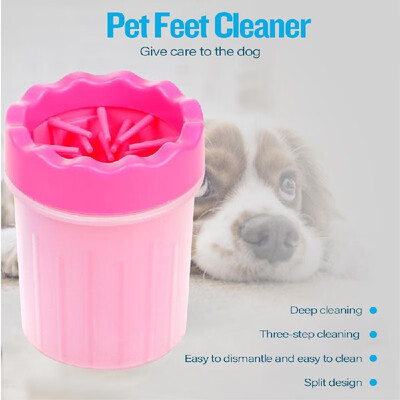 

Portable Dog Pet Paw Washer Pet Feet Cleaner Soft Gentle Dog Foot Wash Cup