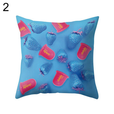 

Balloon Fruit Cactus Ice Cream Throw Pillow Case Cushion Cover Home Car Decor