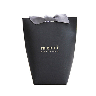 

FUNNYBUNNY Merci Beaucoup Elegant Party Paper Wedding Favour Gift Sweets Boxes Bags