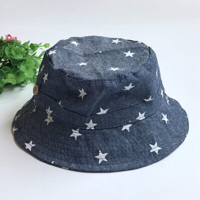 

Soft Cotton Summer Baby Sun Hat Infant Boys Girls Bucket Hat Denim Cotton Toddler Kids Headwear