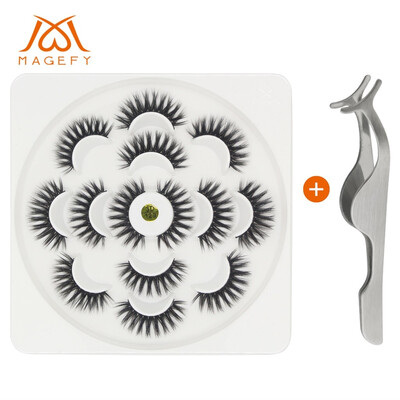 

〖Follure〗7 Pairs Of Lotuses With 3D Mink False Eyelashes And Natural Dense Eyelashes