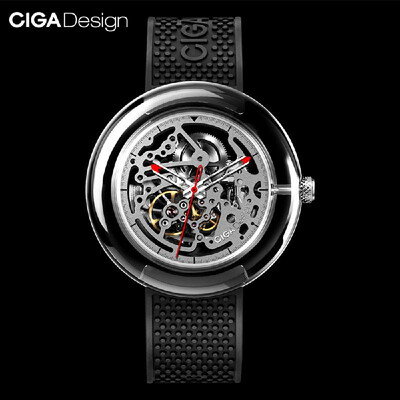 

Xiaomi Ciga Design Skeleton Mechanical Watch T Series 360 Degree Transparent No Screw Men Watches