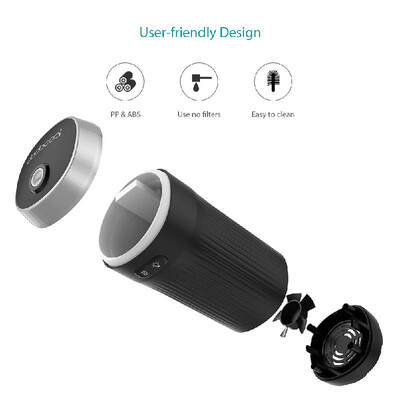 

dodocool Mini Portable 70ml Ultrasonic Car Aroma Essential Oil Diffuser Aromatherapy Cool Mist Air Humidifier Warm White or 7 Colo